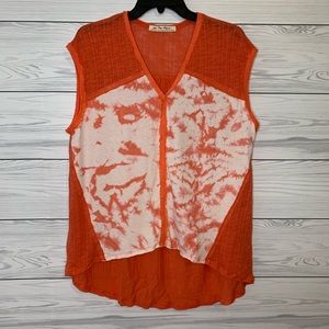 NWOT. Free people we the free tie dye oversized tee shirt